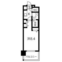 パルティール大曽根の物件間取画像